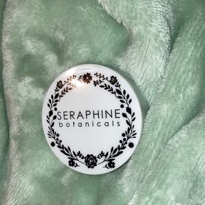 Seraphine botanicals Happy Hibiscus 99% Natural Blush for all skin tones.